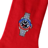 GMT Red and Blue Socks